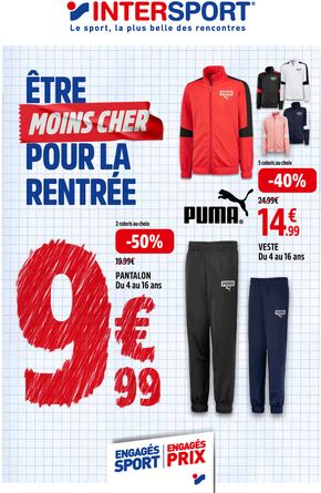 Catalogue Intersport à Tours | ÊTRE MOINS CHER POUR LA RENTRÉE | 29/07/2024 - 15/09/2024