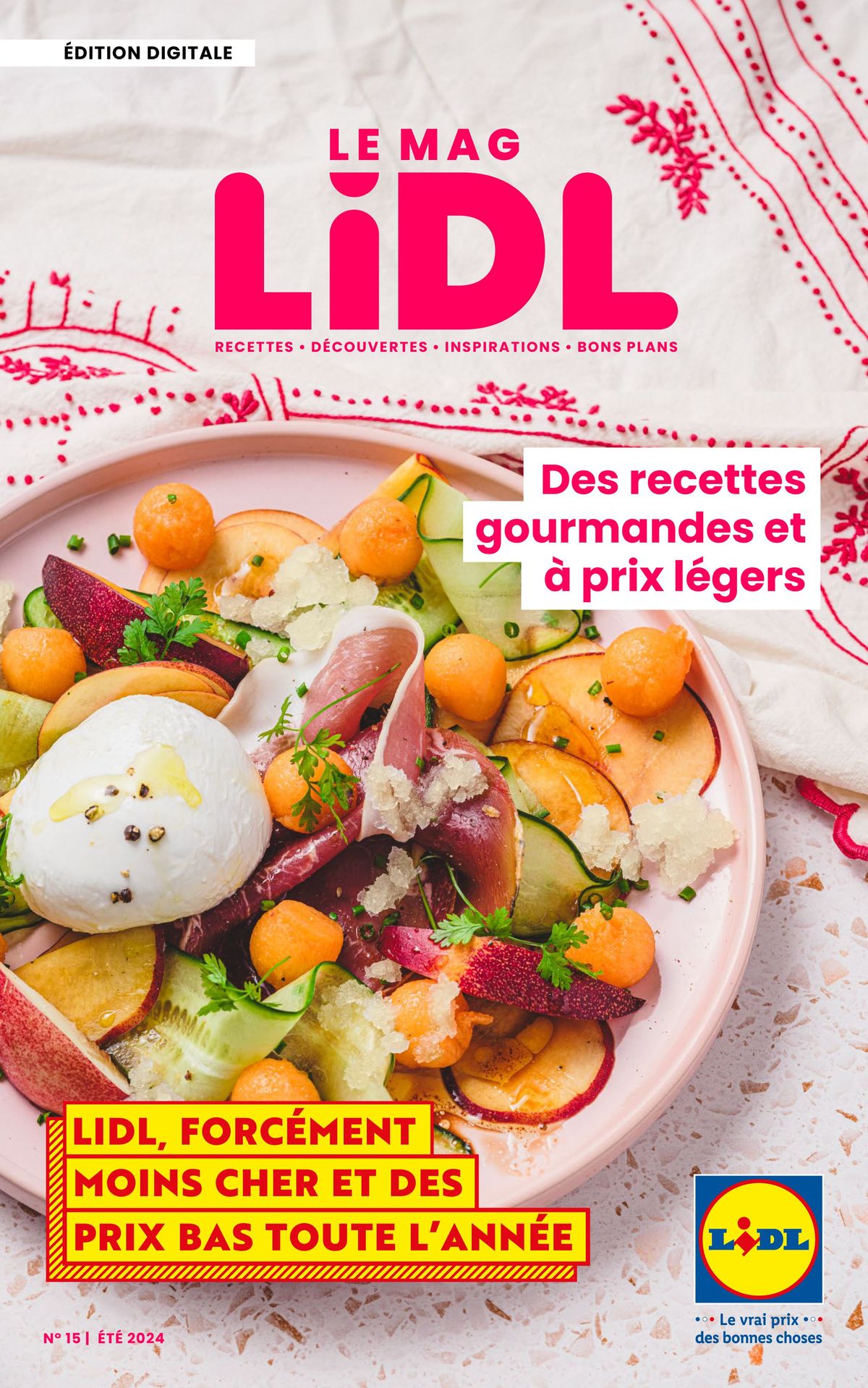 Catalogue Des recettes gourmandes et à prix légers, page 00001