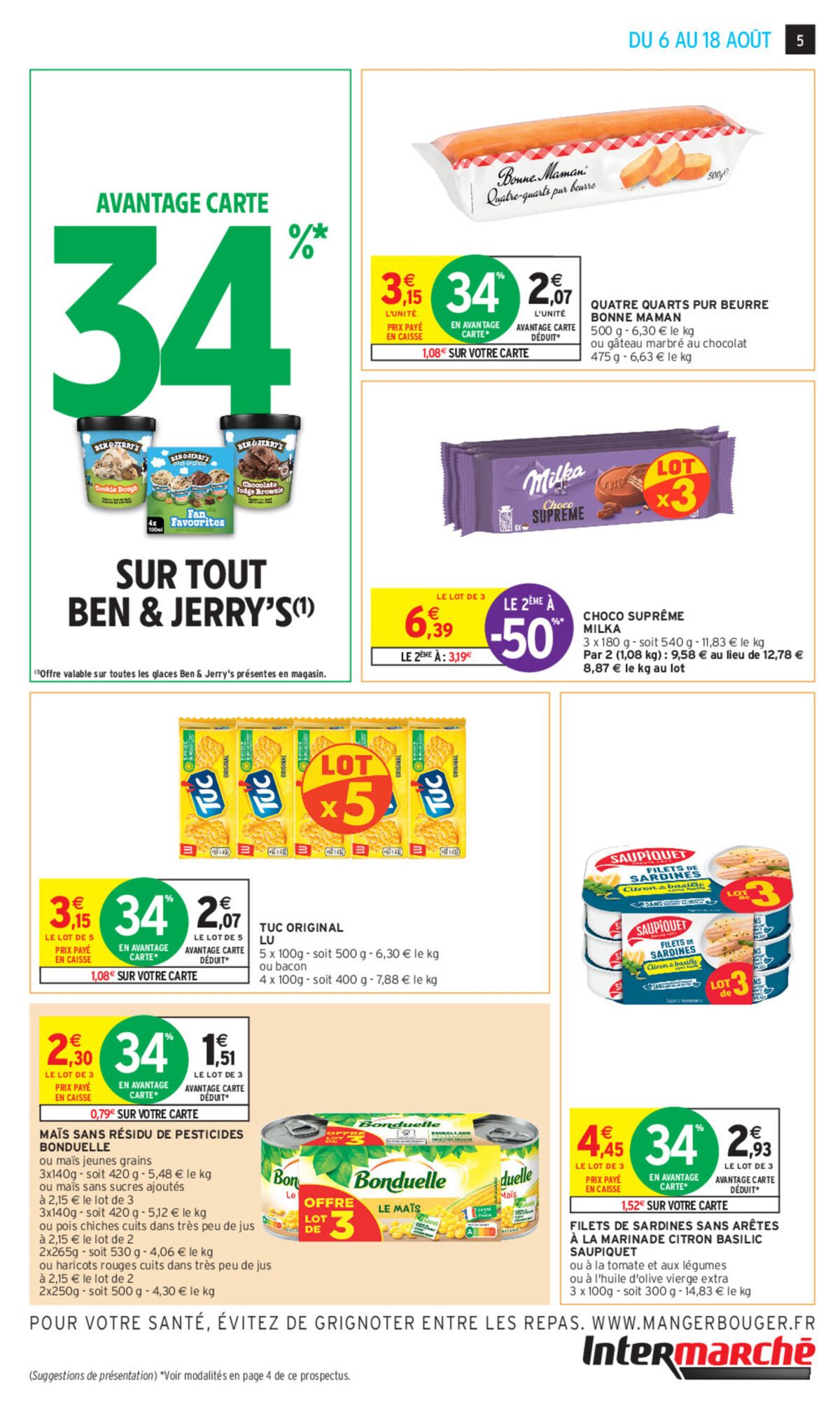 Catalogue 34% sur une sélection de produits, page 00005