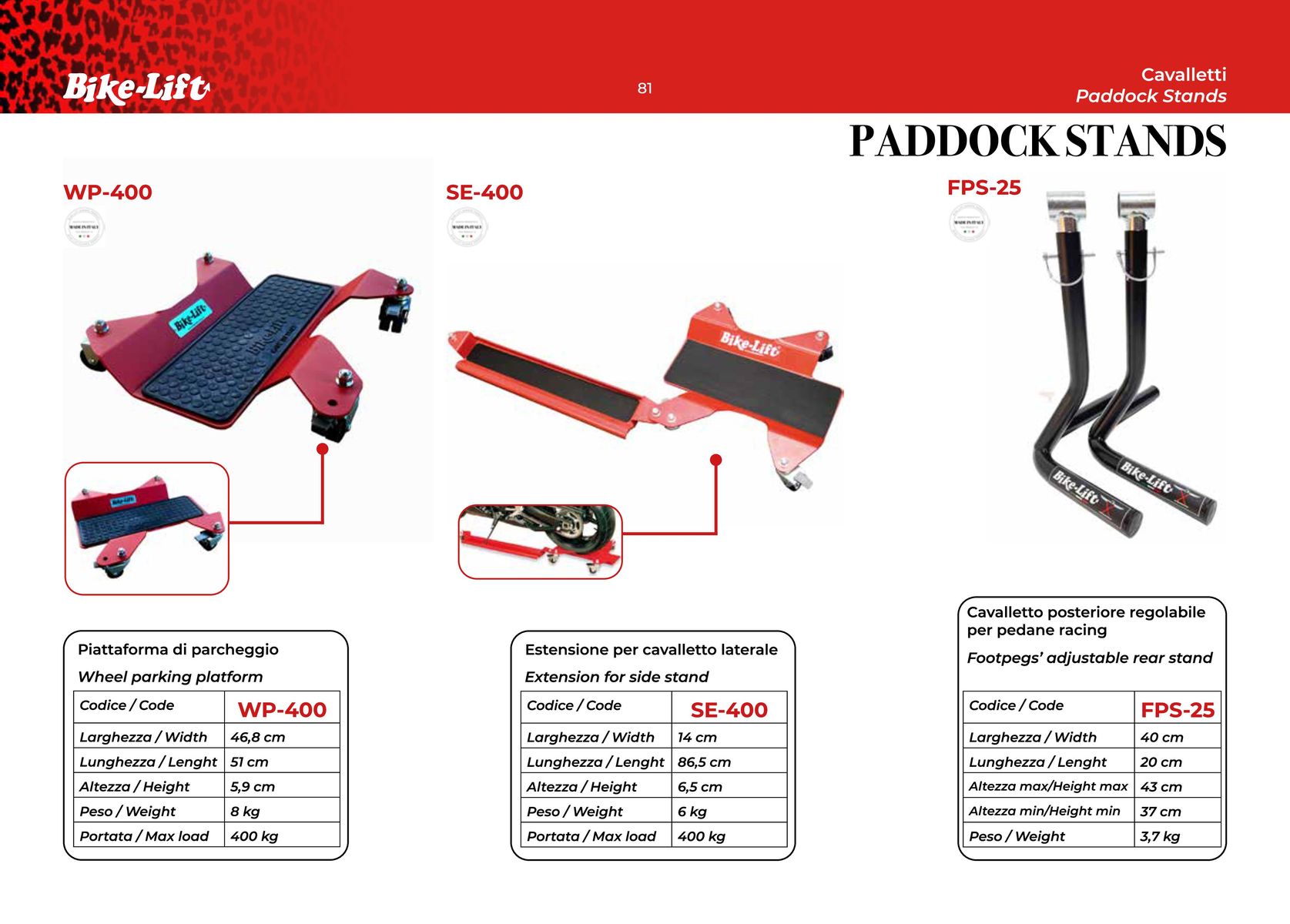 Catalogue BIKE LIFT 2024, page 00081