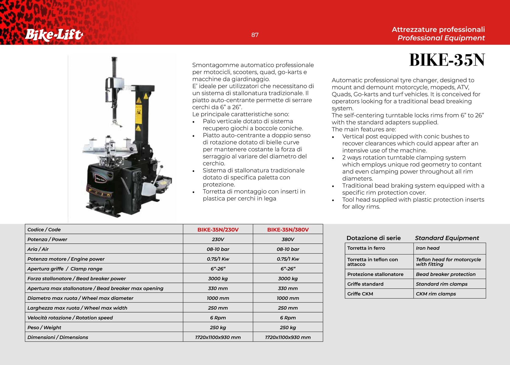 Catalogue BIKE LIFT 2024, page 00087