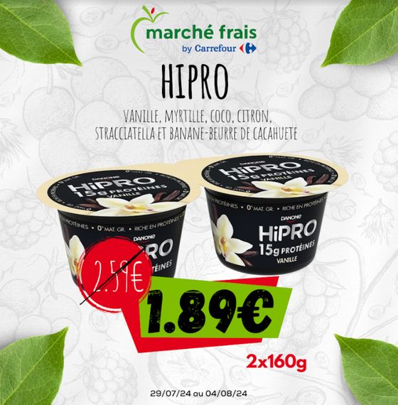 Promo marché frais Géant