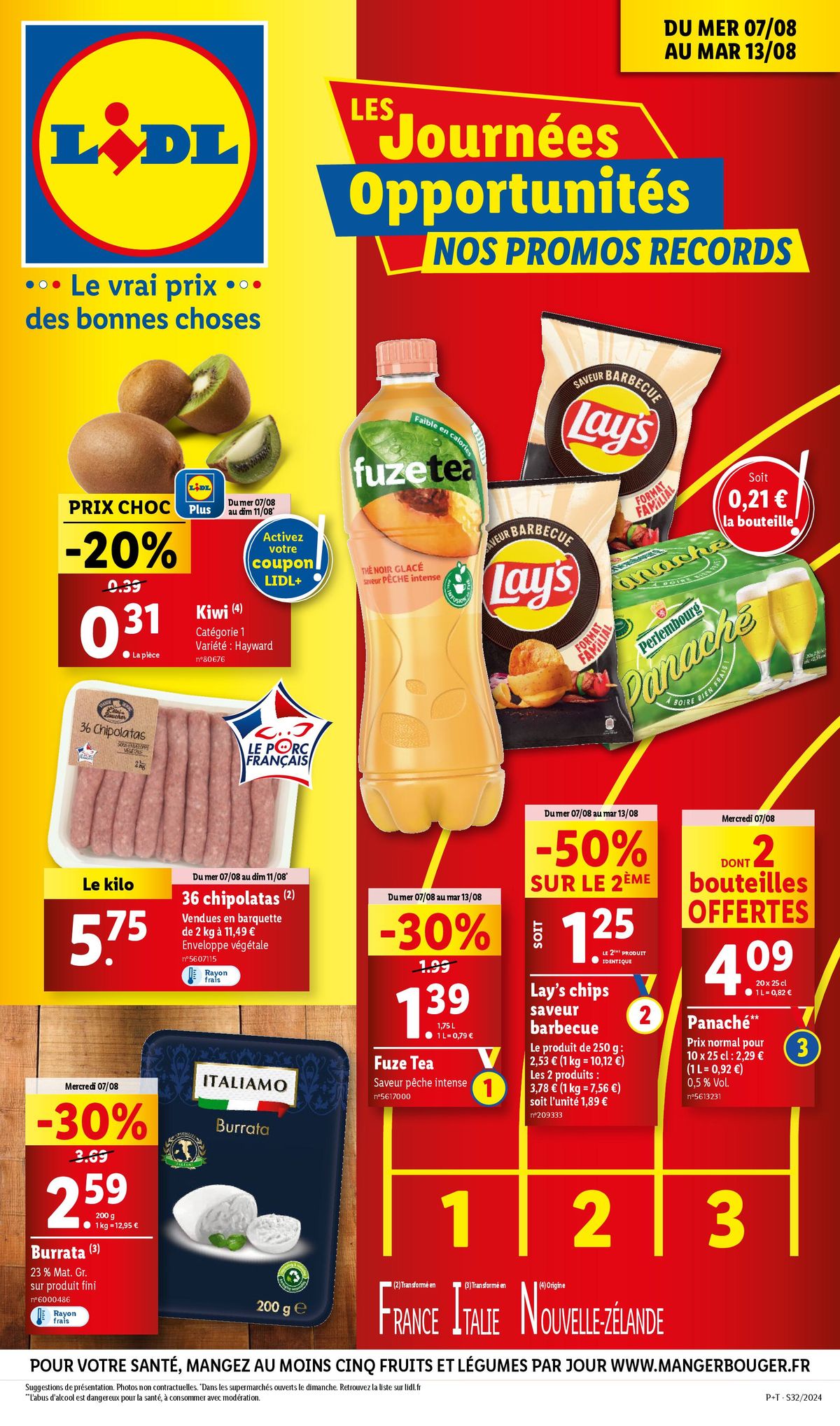 Catalogue Ne passez pas à côté de toutes nos promotions sur vos produits du quotidien chez Lidl ! , page 00001