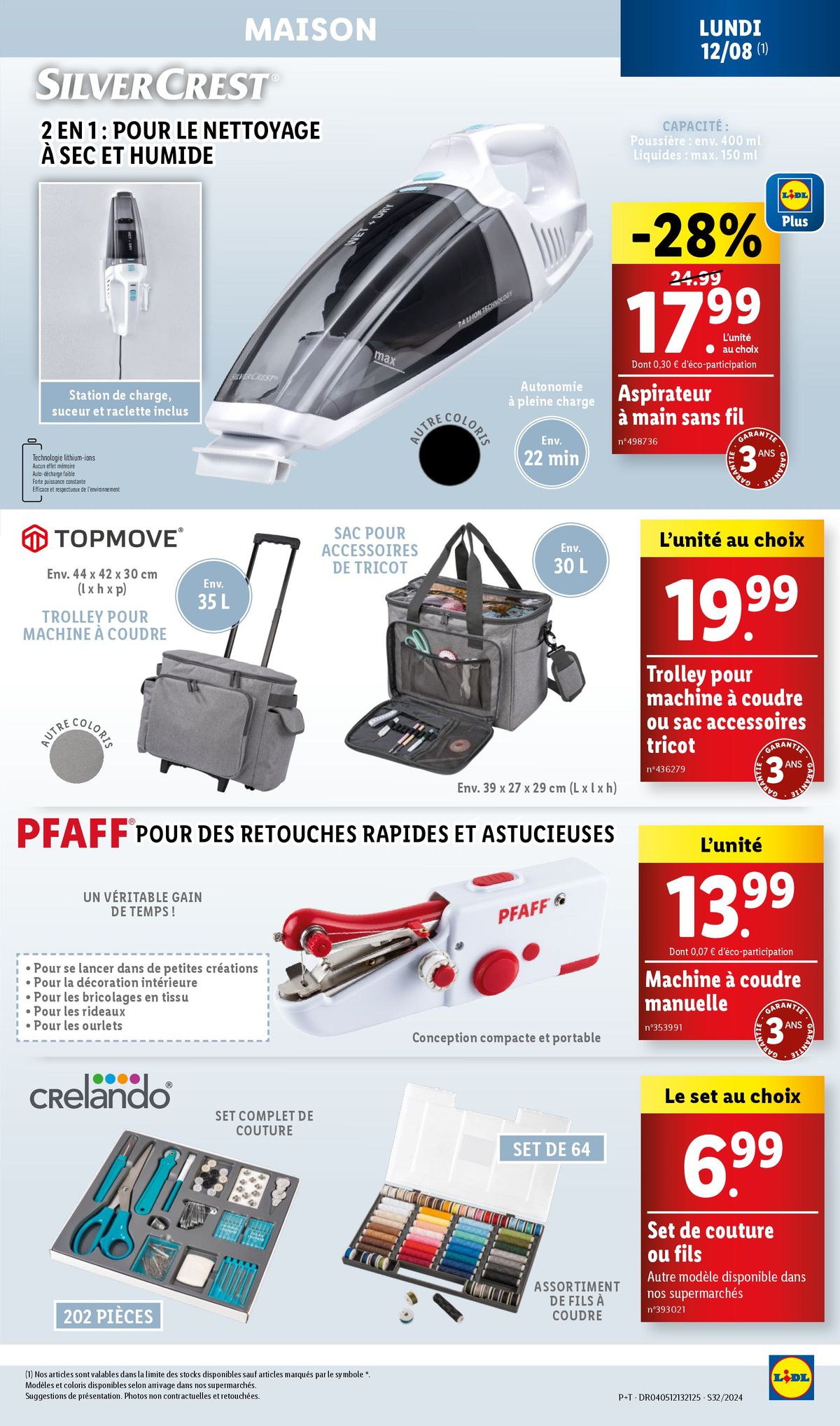 Catalogue Ne passez pas à côté de toutes nos promotions sur vos produits du quotidien chez Lidl ! , page 00060