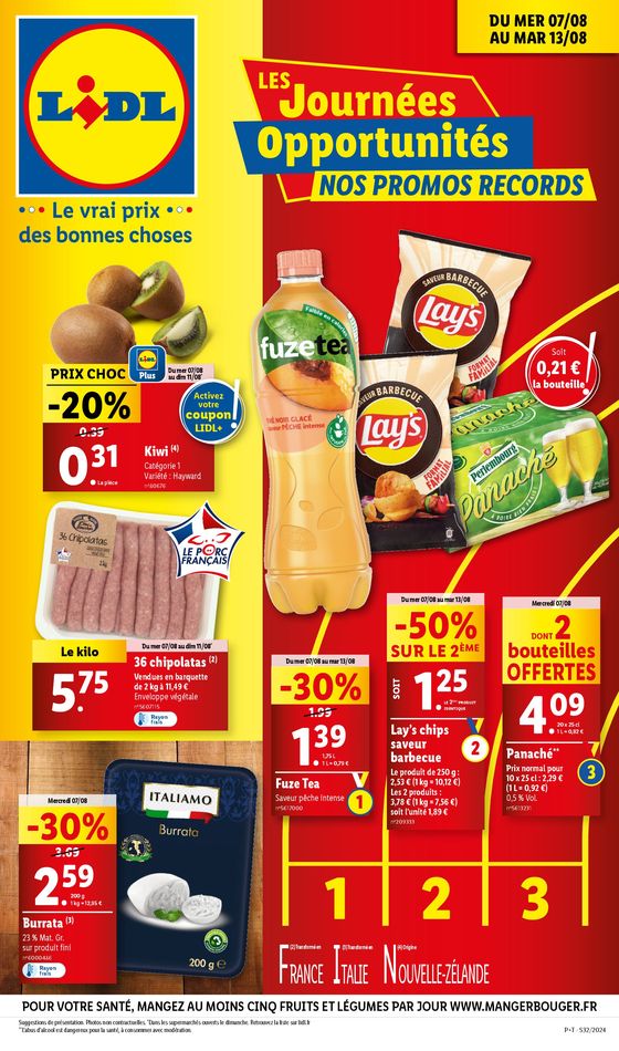 Ne passez pas à côté de toutes nos promotions sur vos produits du quotidien chez Lidl ! 