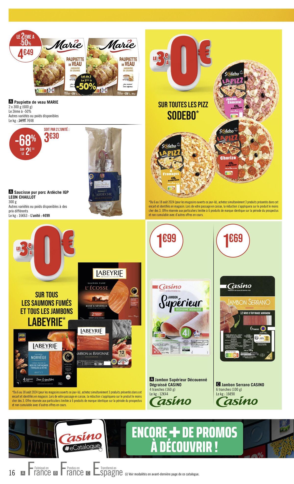 Catalogue Les bons plans du moment, page 00016