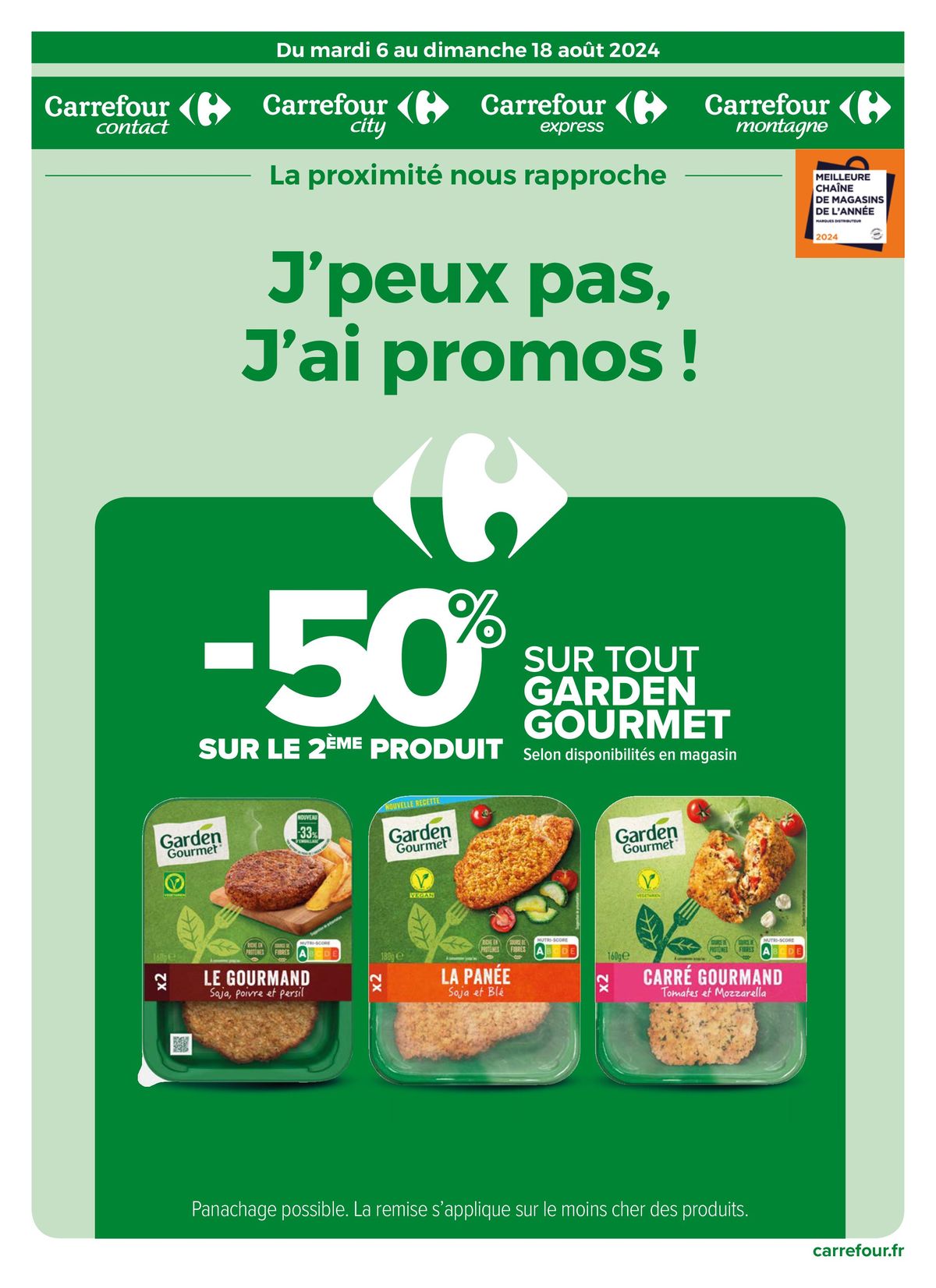 Catalogue J'peux pas, j'ai promos du 6 au 18 août 2024 !, page 00001