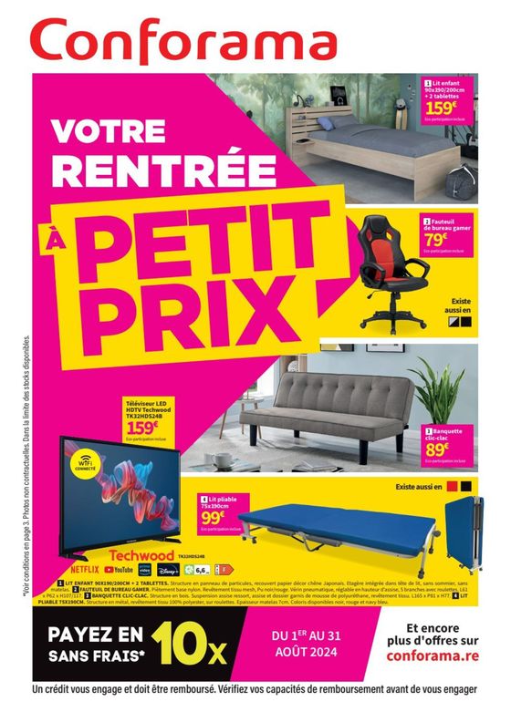 Conforama catalogue en ligne Soldes, Promos et Prospectus