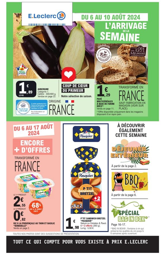 L’arrivage de la semaine