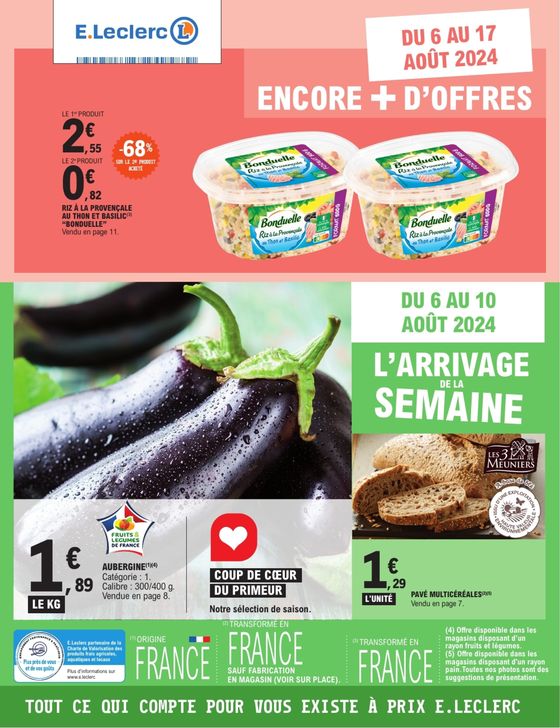 L’arrivage de la semaine