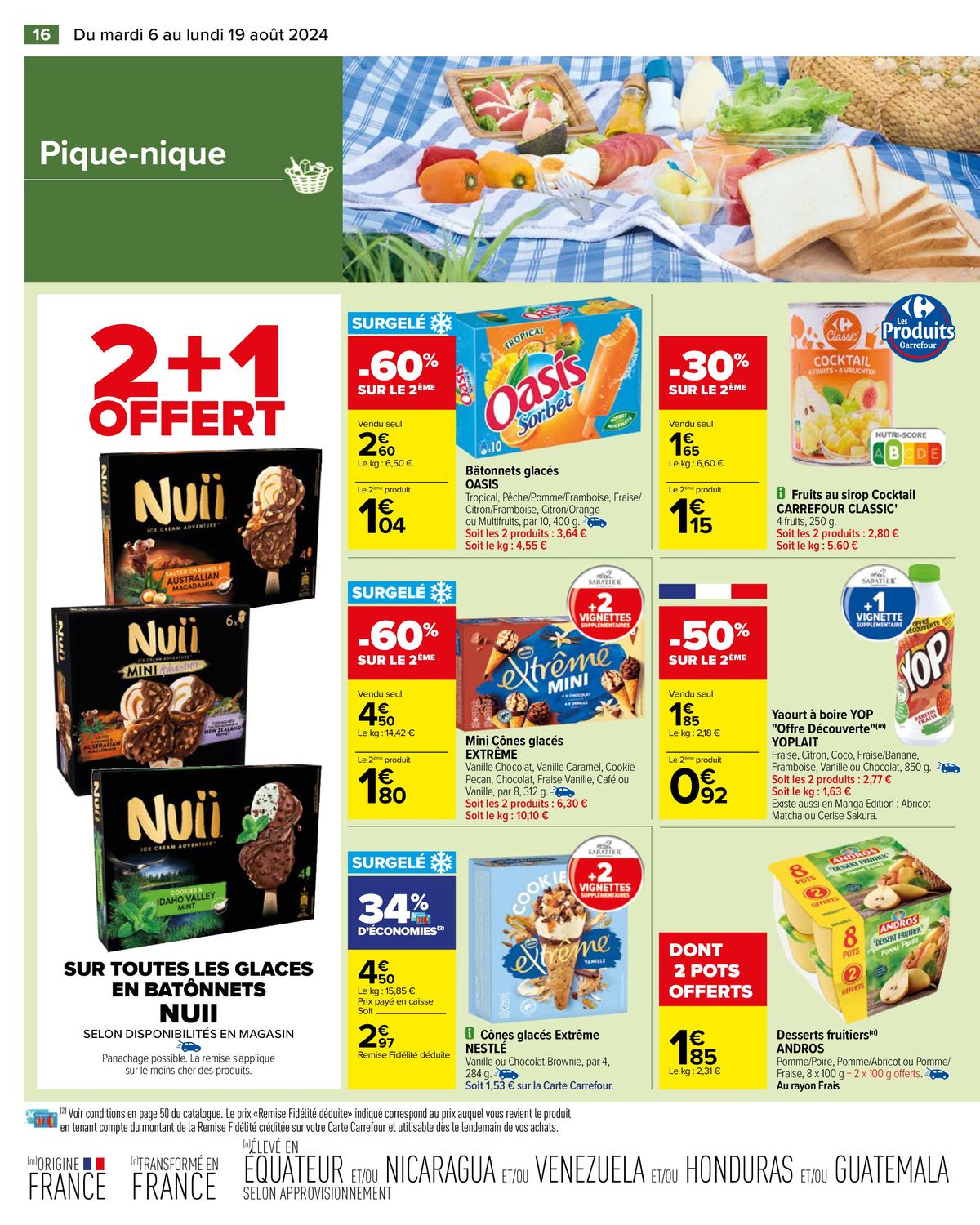 Catalogue PIQUE-NIQUE -50% SUR LE 2ÈME, page 00018