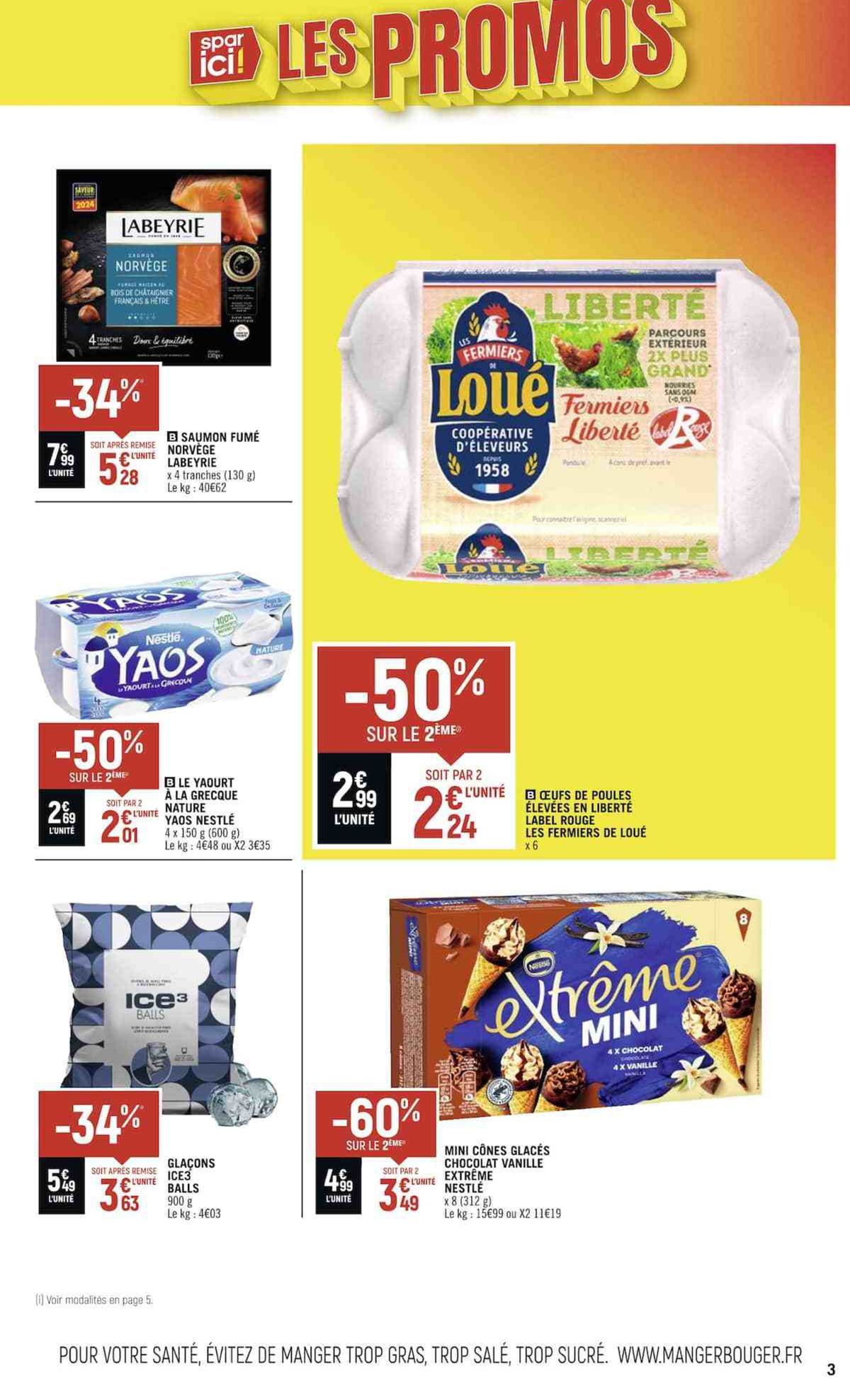 Catalogue SPAR ICI LES PROMOS QUI RAFRAICHISSENT !, page 00003