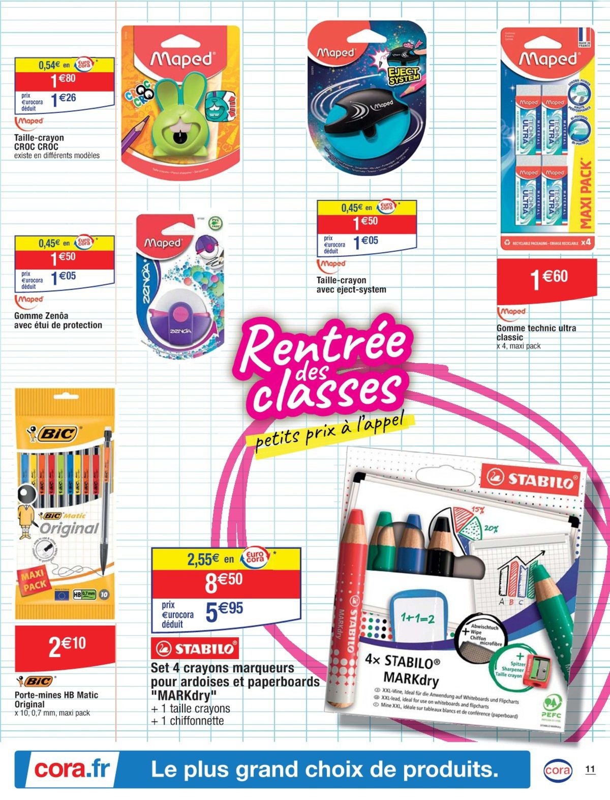 Catalogue Rentrée des classes, petits prix à l'appel, page 00002