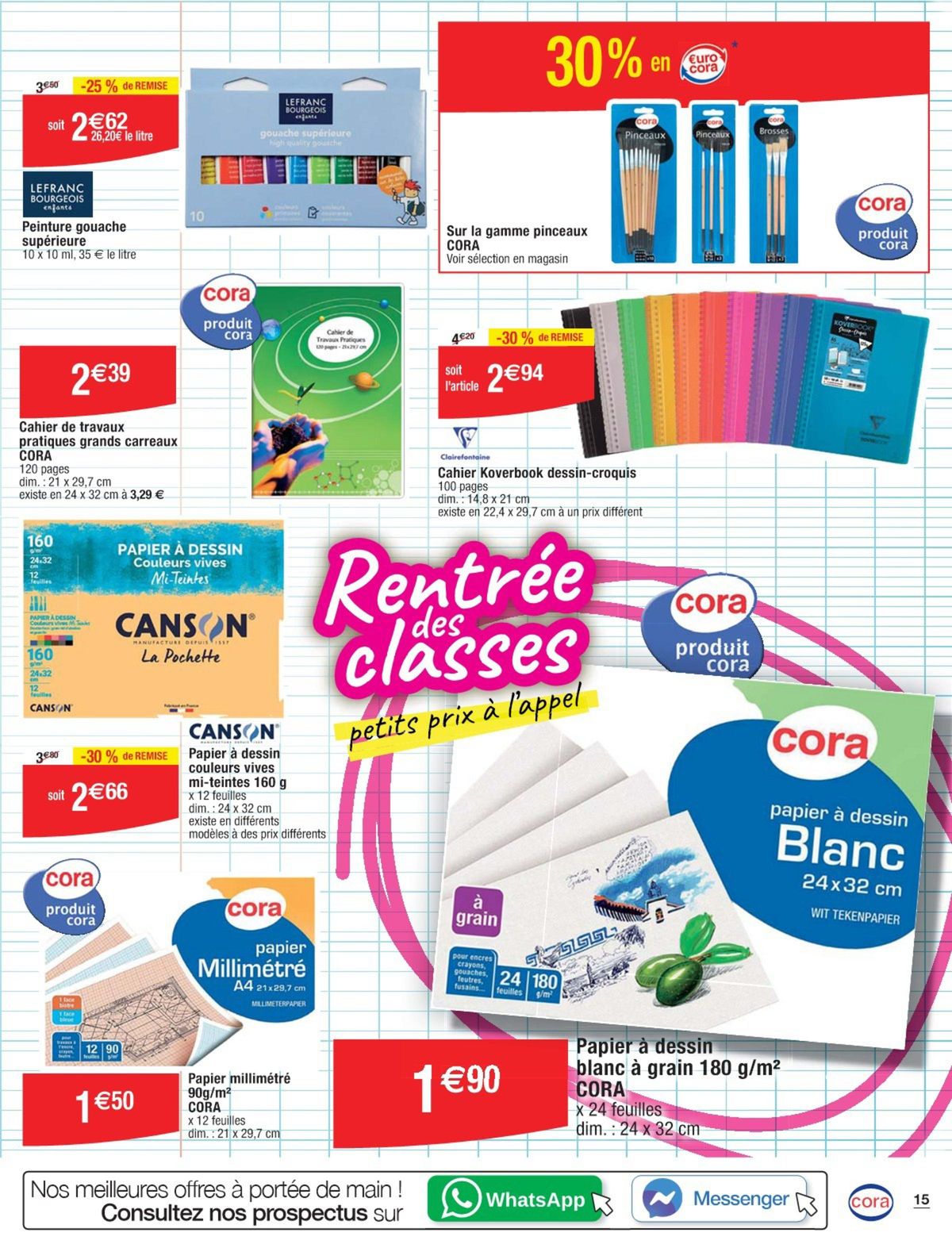 Catalogue Rentrée des classes, petits prix à l'appel, page 00007