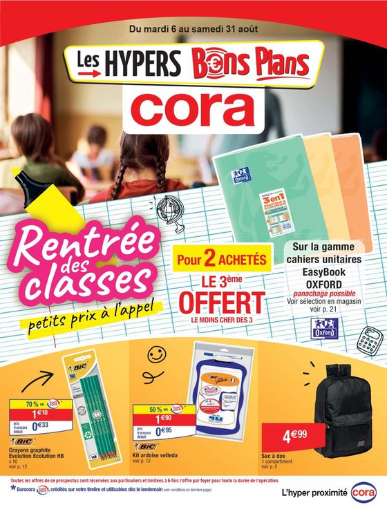 Rentrée des classes, petits prix à l'appel