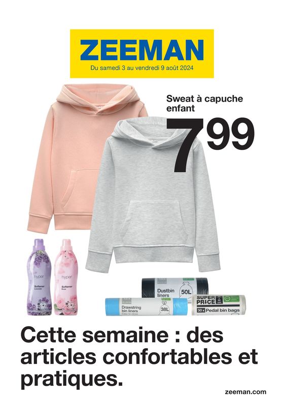 Cette semaine : des articles confortables et pratiques.