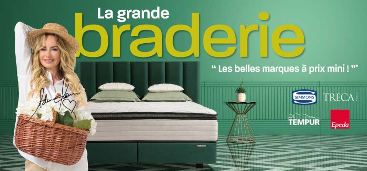 Grande Braderie : offres exclusives sur la literie