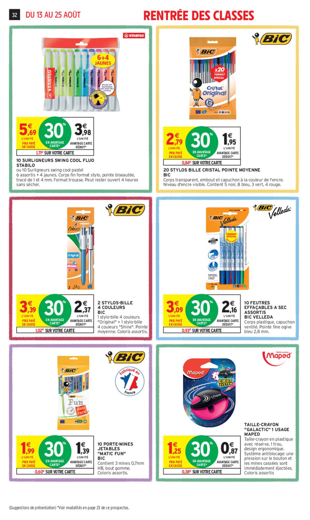 Catalogue 34% sur une sélection de produits, page 00025