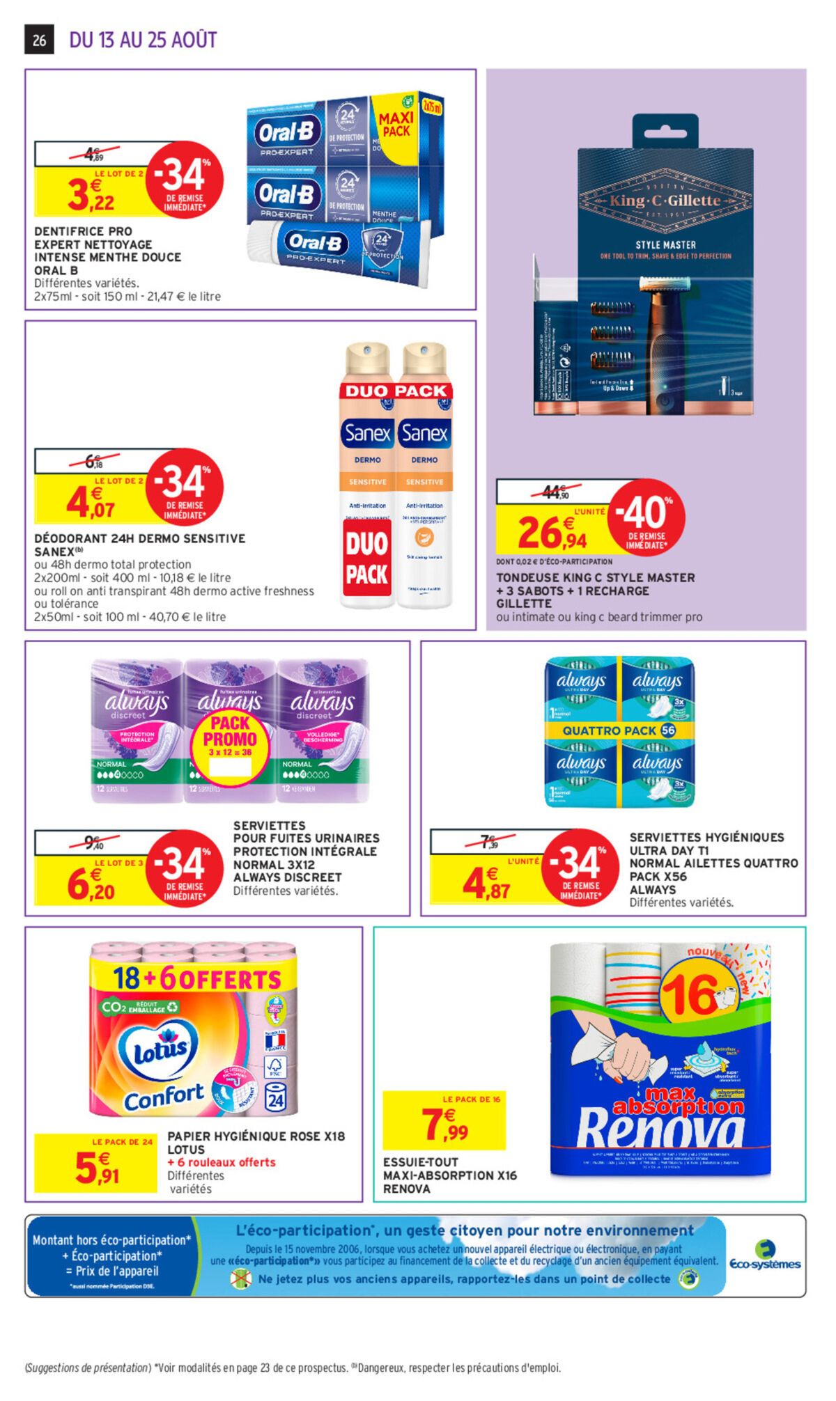 Catalogue 34% sur une sélection de produits, page 00018