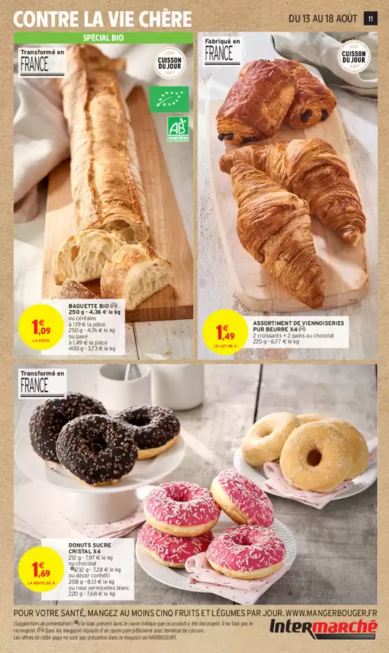 Intermarché catalogues à Angers du 13/8 au 25/8 Prix des Promos et