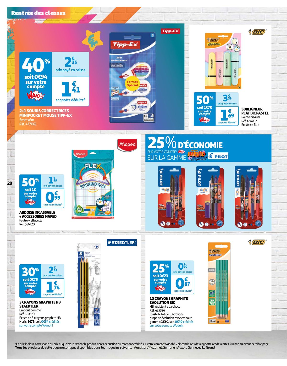 Catalogue Faites le plein de bonnes affaires !, page 00028