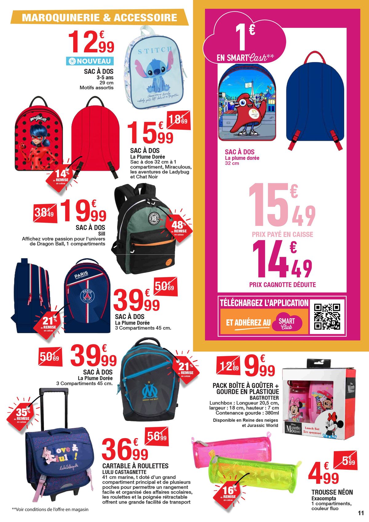 Catalogue Carrefour RENTREE DES CLASSES NON ALIMENTAIRE, page 00011