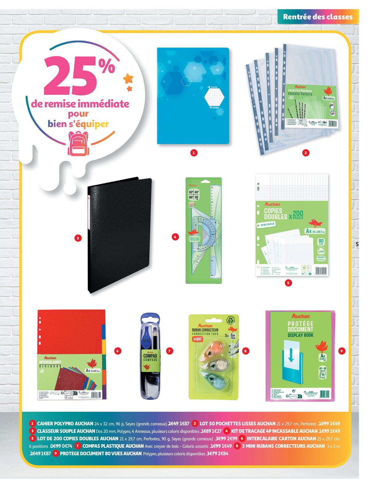 Catalogue La rentrée à petits prix dans votre super !, page 00005