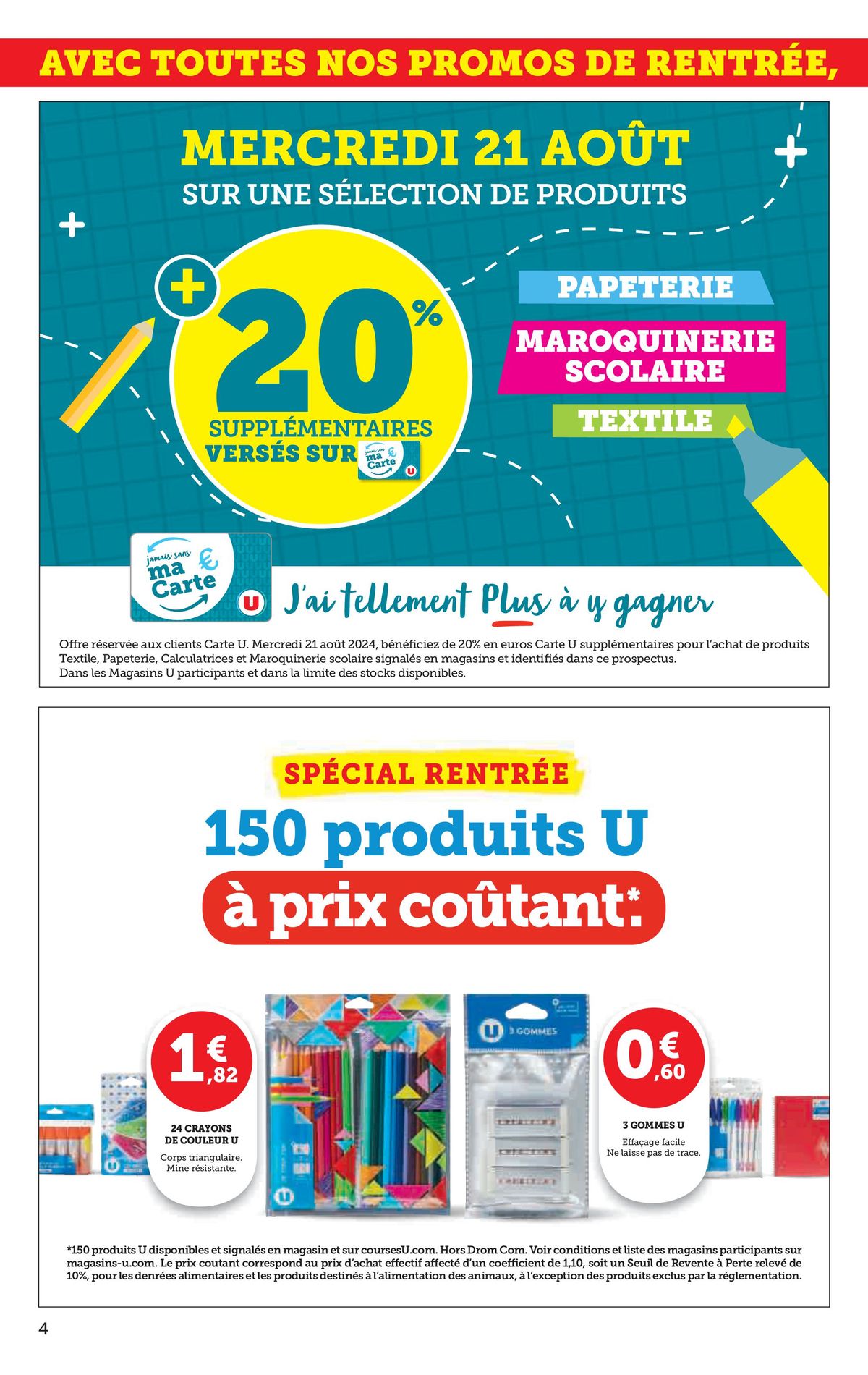 Catalogue Votre rentrée à prix bas, page 00004