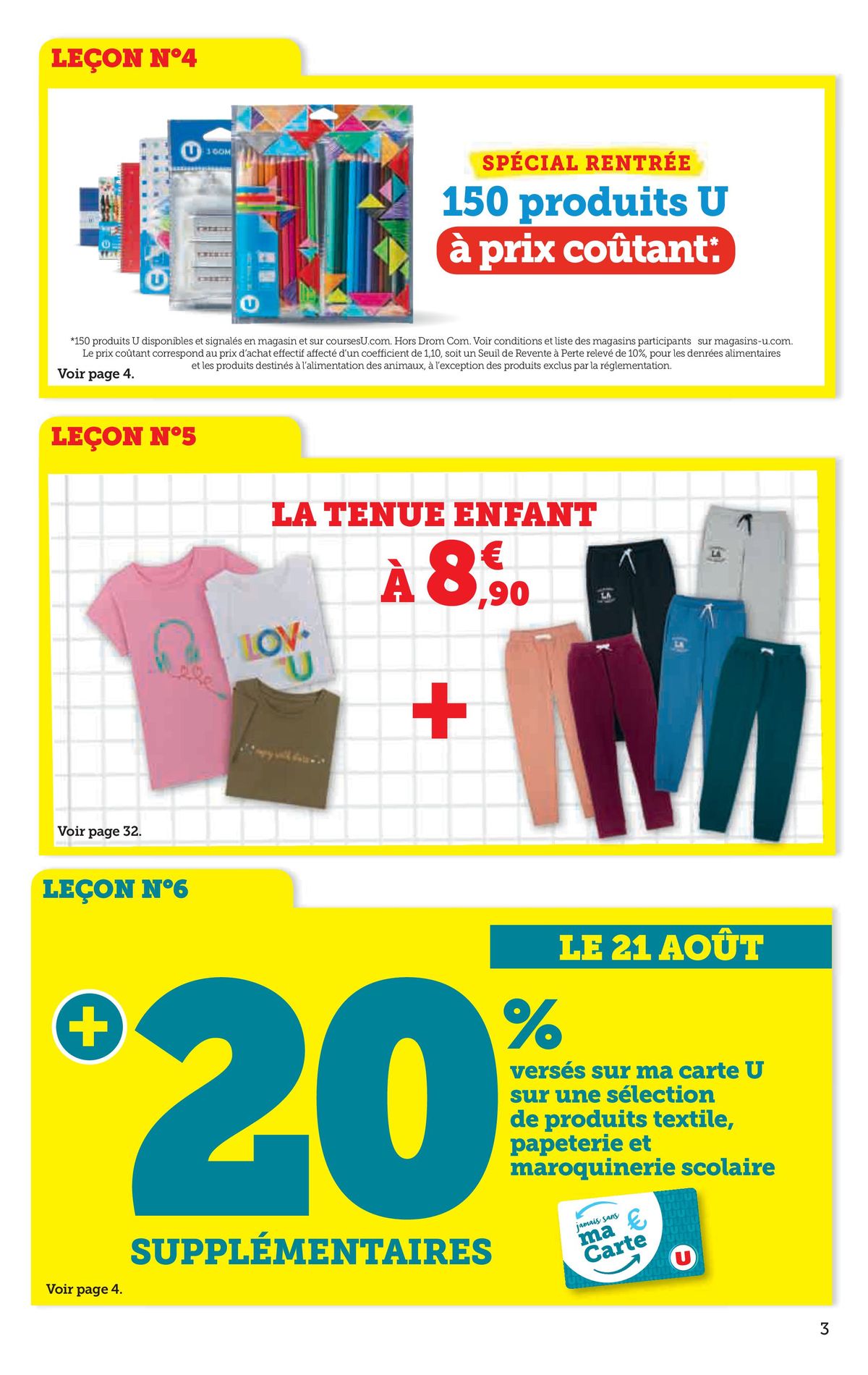 Catalogue Votre rentrée à prix bas, page 00003