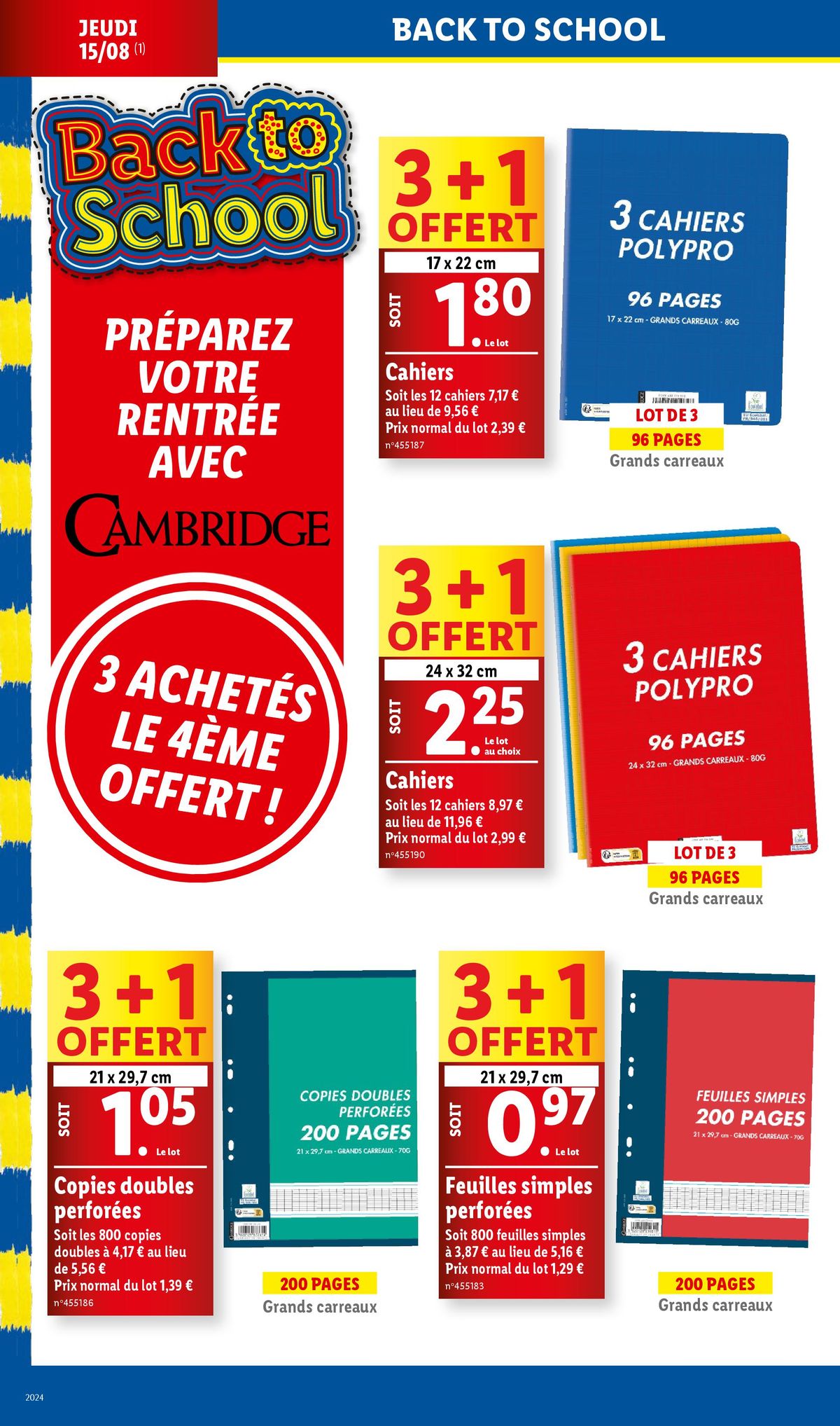 Catalogue  Profitez de nos offres maison, textile, et préparez la rentrée à petits prix chez Lidl !, page 00022