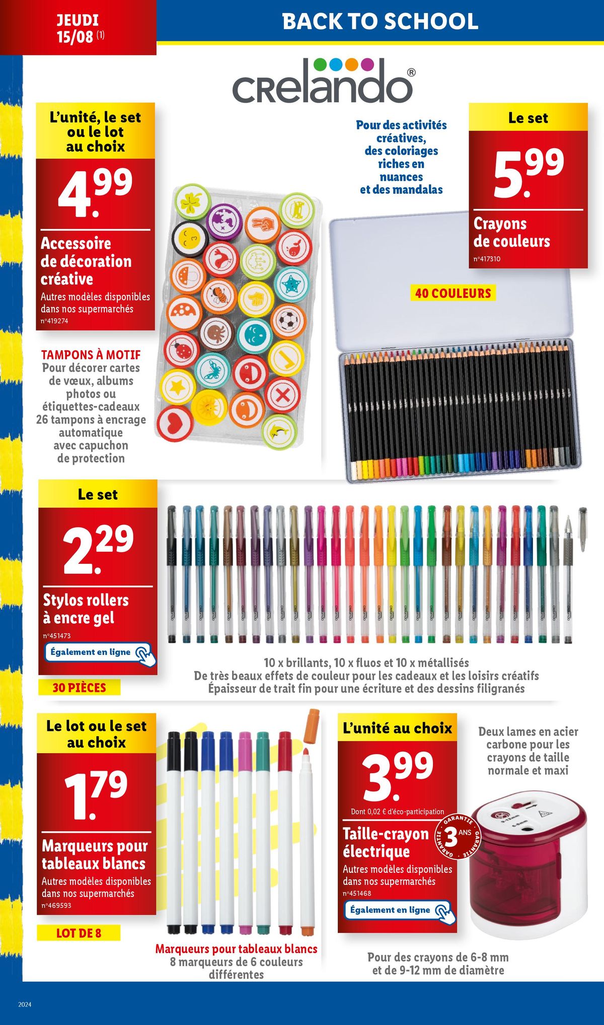 Catalogue  Profitez de nos offres maison, textile, et préparez la rentrée à petits prix chez Lidl !, page 00026