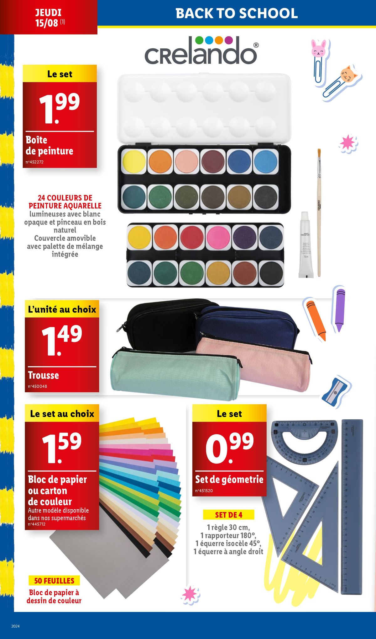 Catalogue  Profitez de nos offres maison, textile, et préparez la rentrée à petits prix chez Lidl !, page 00028