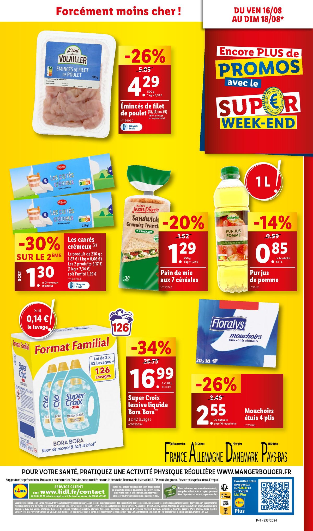 Catalogue Chez Lidl, profitez des mêmes prix partout en France, même en vacances !, page 00033