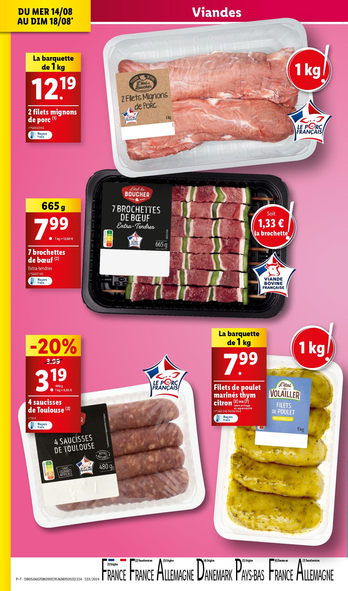 Catalogue Chez Lidl, profitez des mêmes prix partout en France, même en vacances !, page 00004