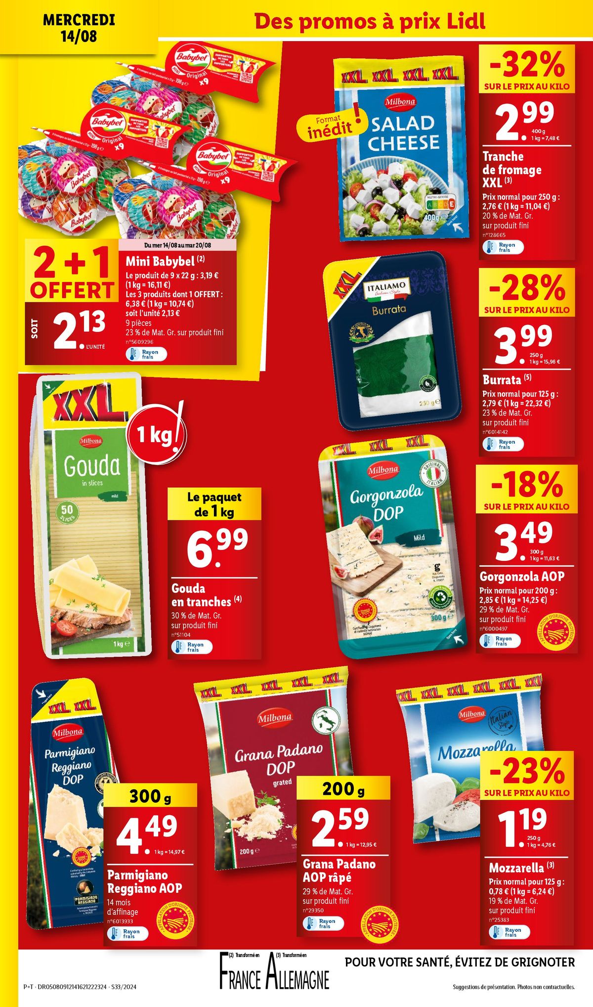 Catalogue Chez Lidl, profitez des mêmes prix partout en France, même en vacances !, page 00008