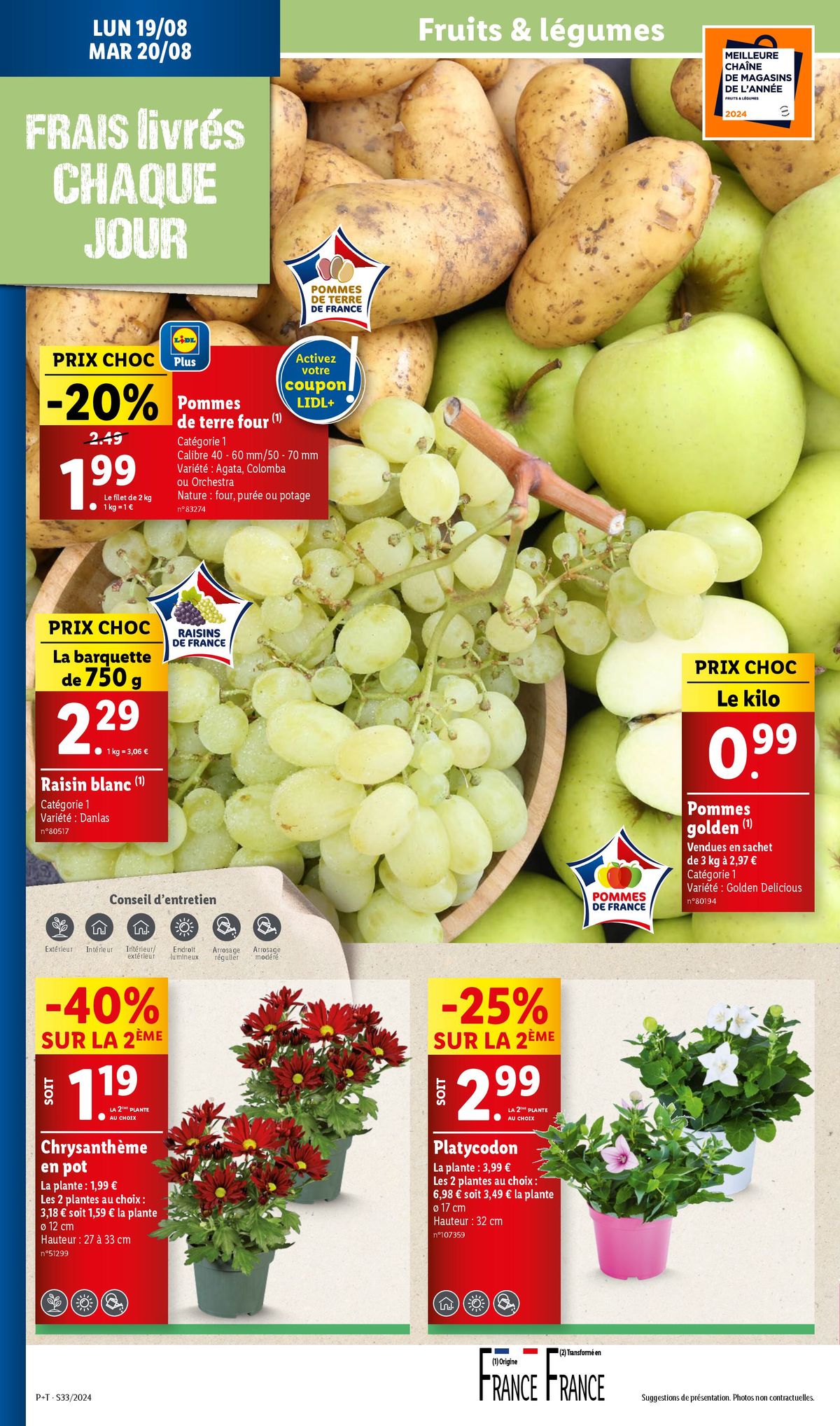 Catalogue Chez Lidl, profitez des mêmes prix partout en France, même en vacances !, page 00024