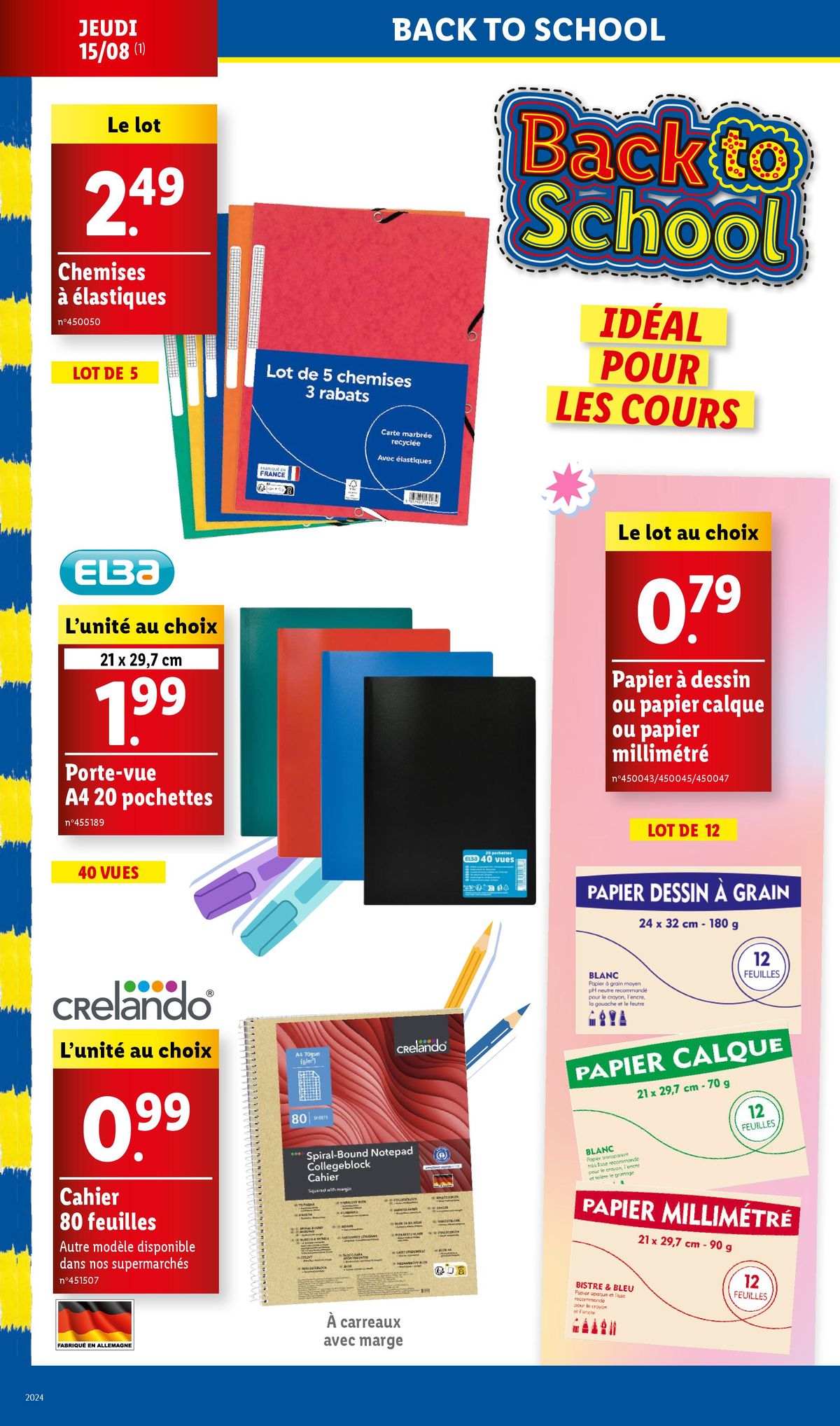 Catalogue Chez Lidl, profitez des mêmes prix partout en France, même en vacances !, page 00040