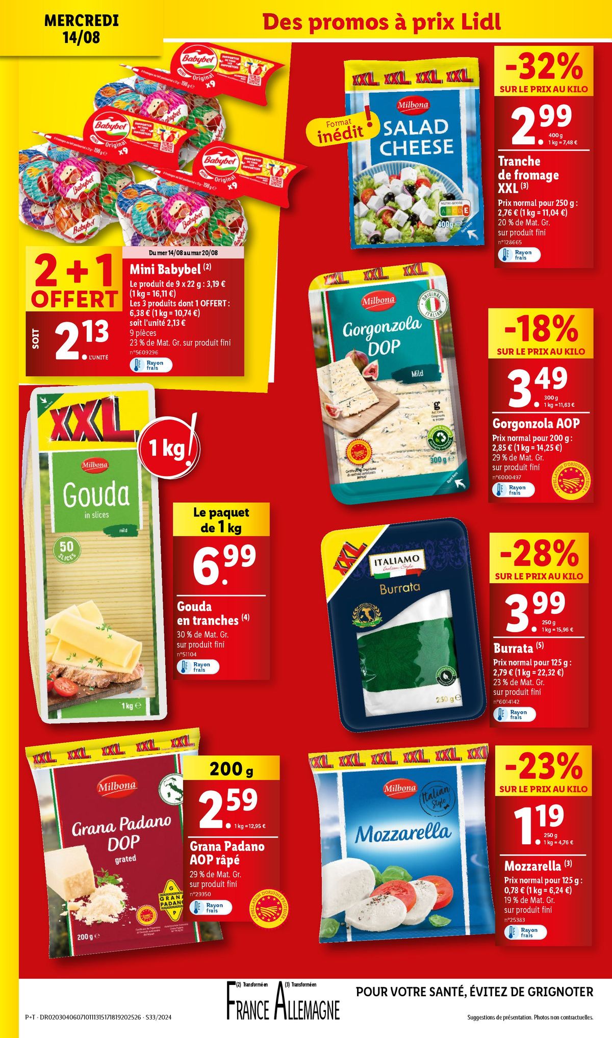 Catalogue Chez Lidl, profitez des mêmes prix partout en France, même en vacances !, page 00008