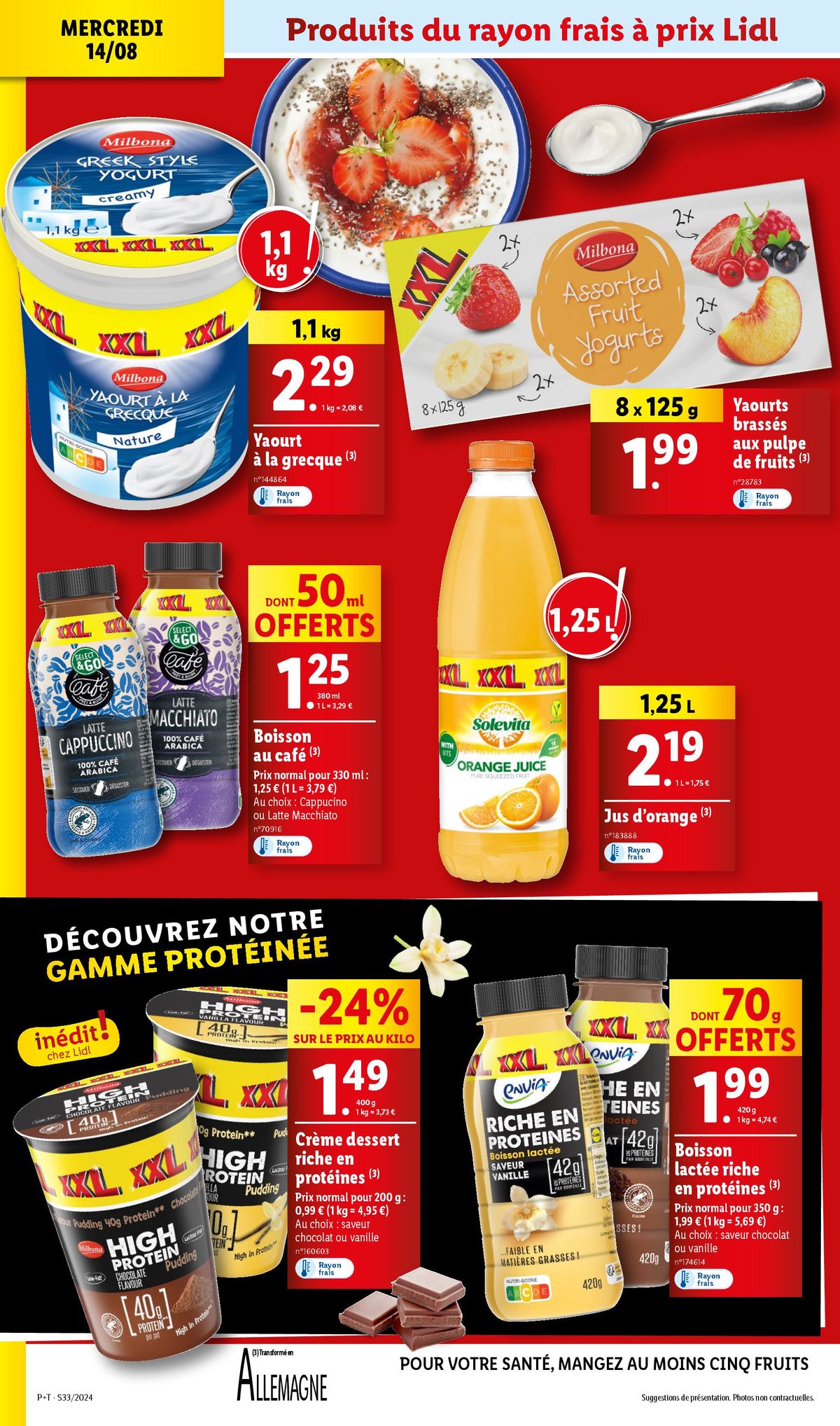 Catalogue Chez Lidl, profitez des mêmes prix partout en France, même en vacances !, page 00010