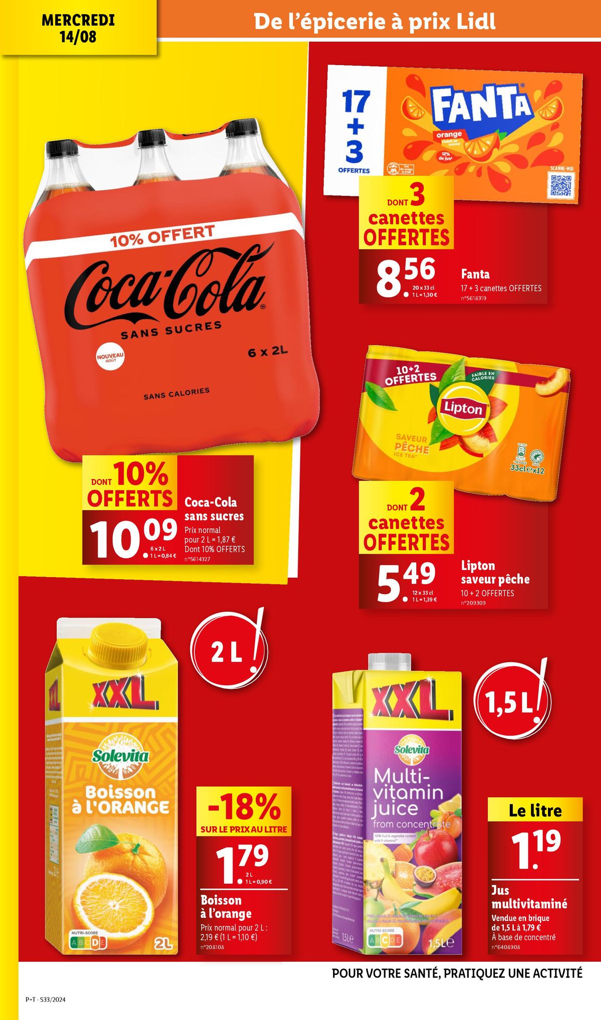 Catalogue Chez Lidl, profitez des mêmes prix partout en France, même en vacances !, page 00020