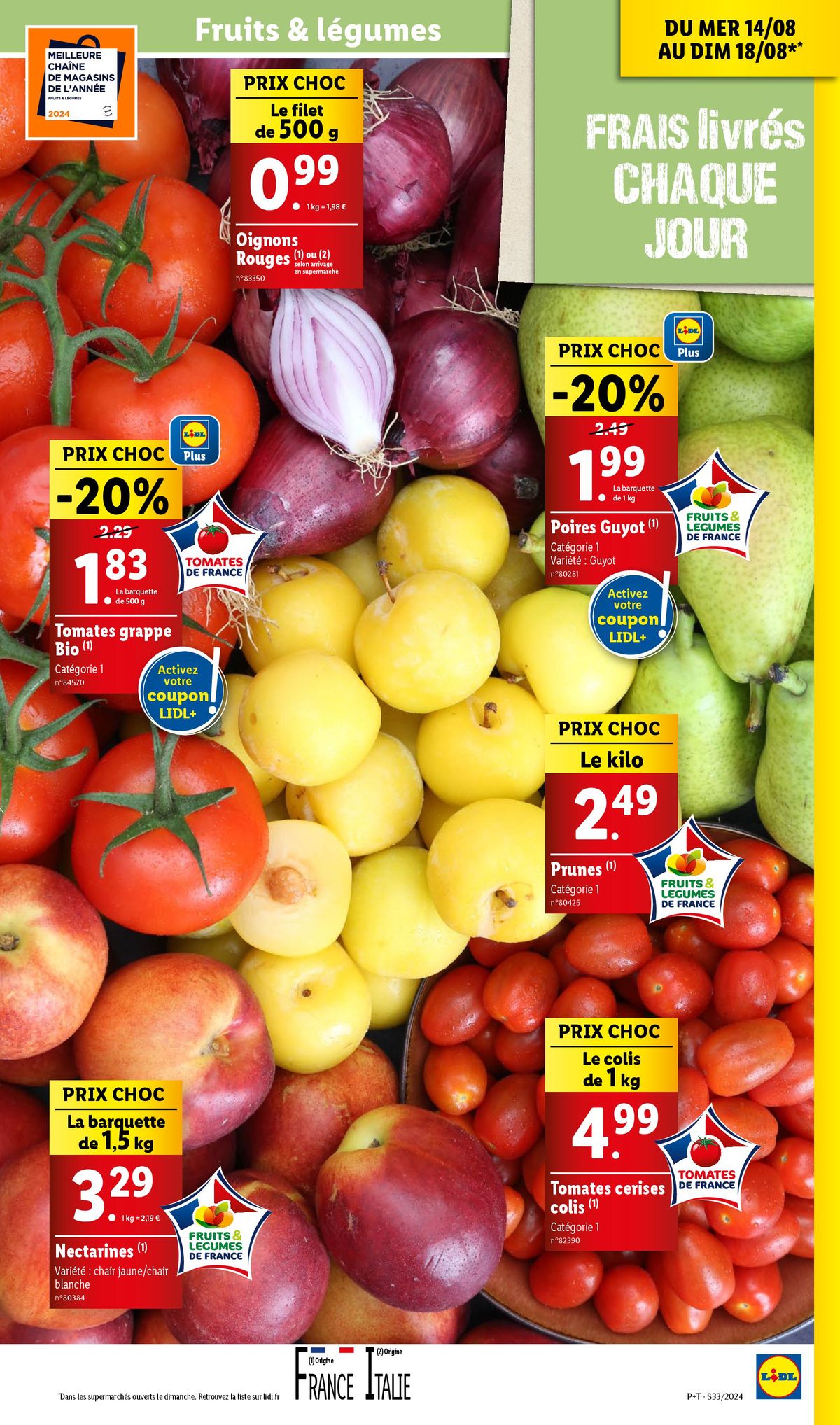 Catalogue Chez Lidl, profitez des mêmes prix partout en France, même en vacances !, page 00003