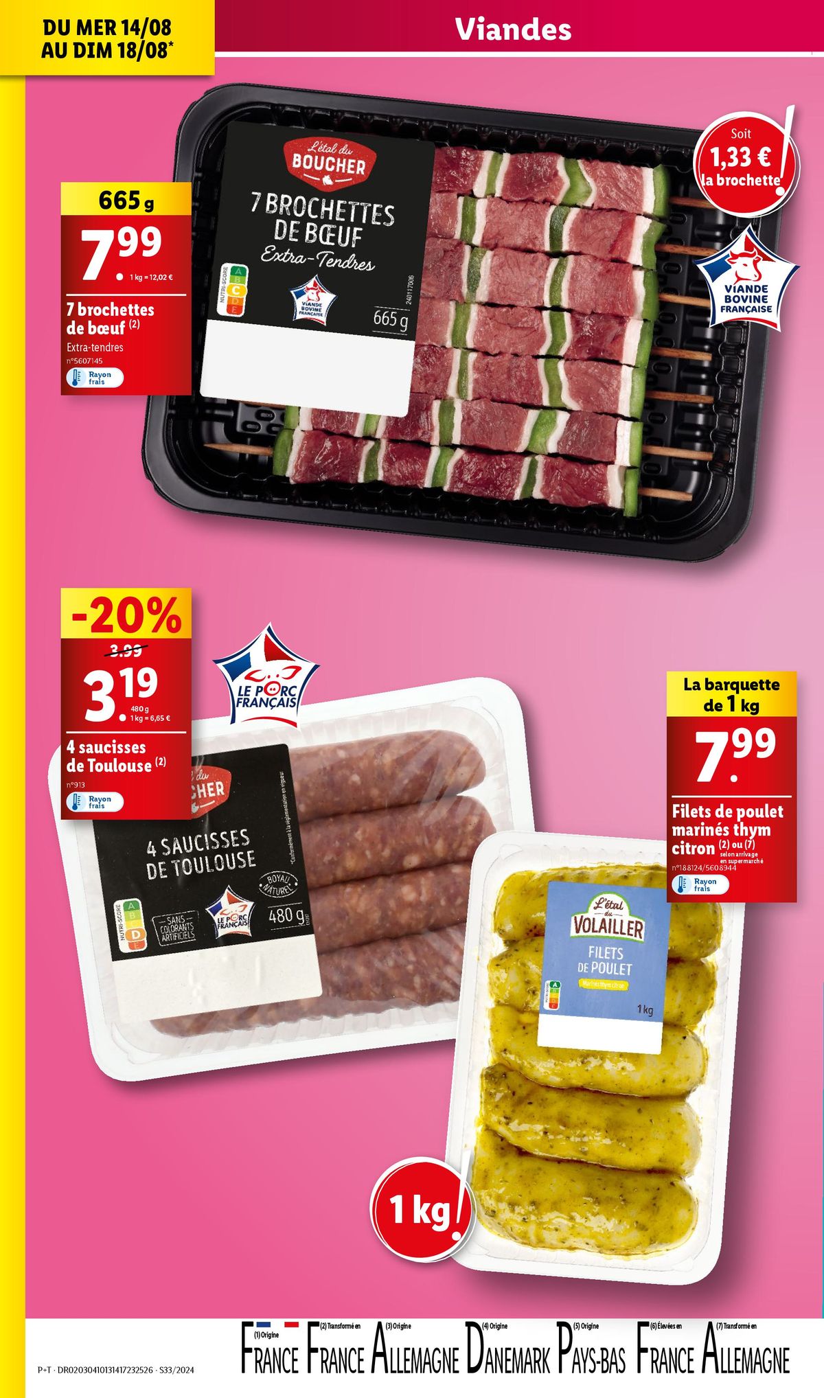 Catalogue Chez Lidl, profitez des mêmes prix partout en France, même en vacances !, page 00004