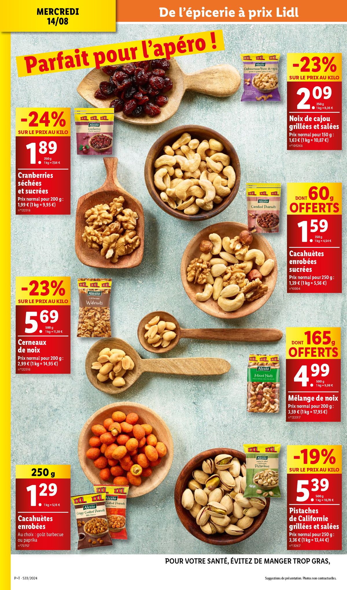 Catalogue Chez Lidl, profitez des mêmes prix partout en France, même en vacances !, page 00014