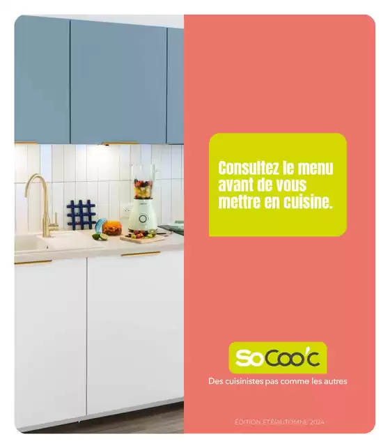 Catalogue SoCoo'c à Les Pennes-Mirabeau | Consultez le menu avant de vous mettre en cuisine. | 07/08/2024 - 31/12/2024