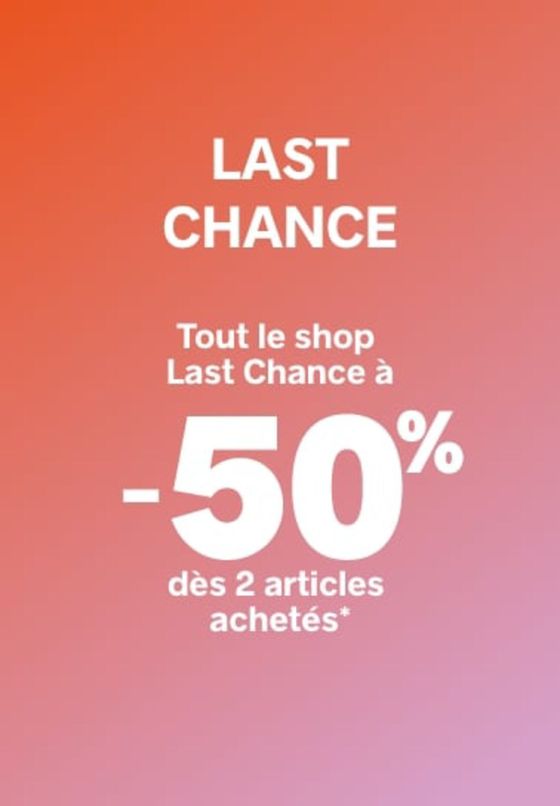 Las chance -50 %