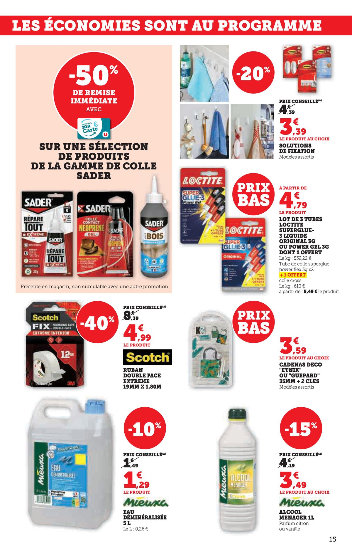 Catalogue Votre rentrée à prix bas, page 00015