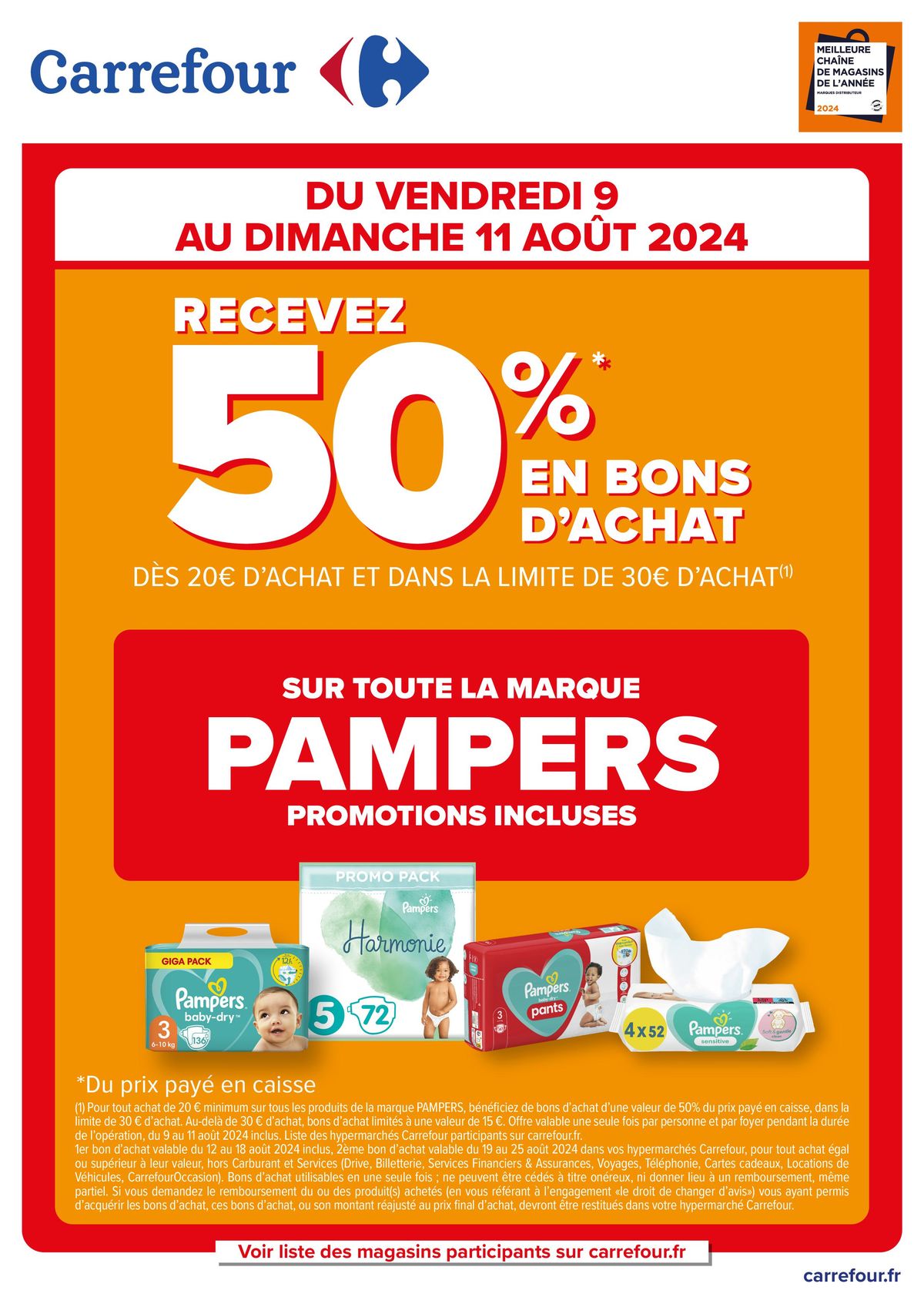 Catalogue OFFRE BA PAMPERS - S32, page 00001