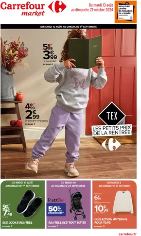 Promos de La rentrée à Maurepas (Yvelines) | Les petits prix de la rentrée sur Carrefour | 13/08/2024 - 27/10/2024