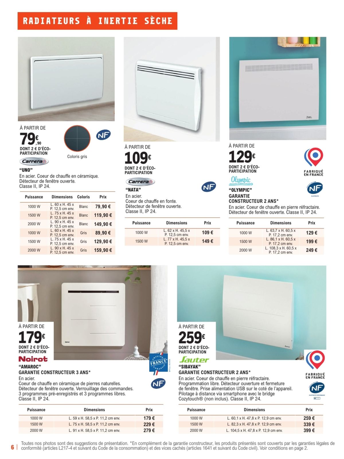 Catalogue  Guide 2024 Chauffage et Isolation, page 00006