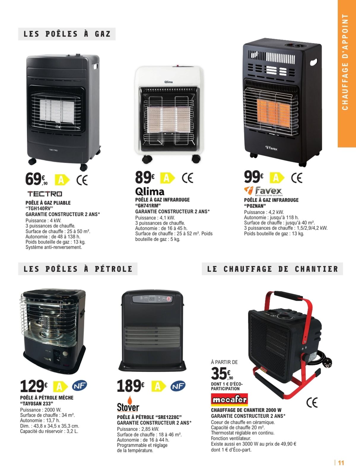 Catalogue  Guide 2024 Chauffage et Isolation, page 00011